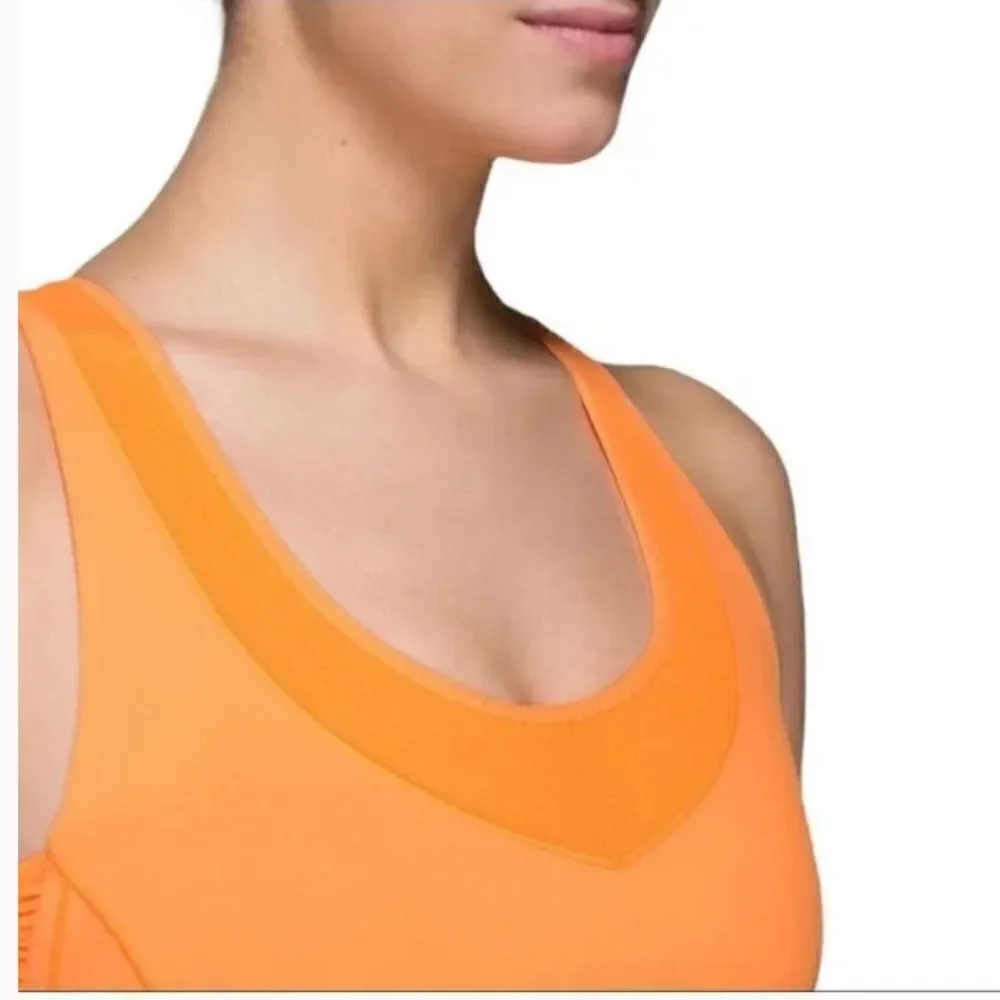 Lululemon Tone It top creamsicle orange